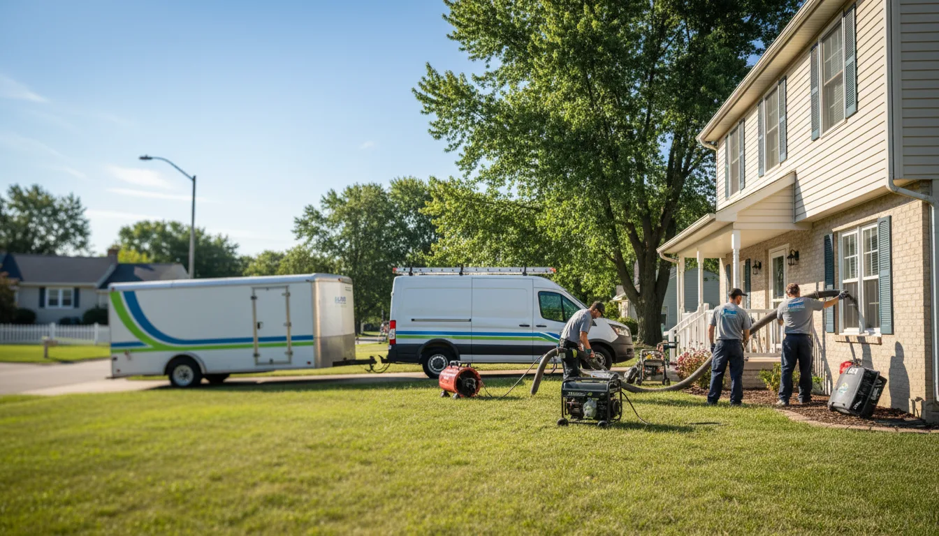 Flooded Basement Restoration And Cleanup With Repair in Opdyke, IL near me